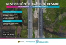 Restricción de tránsito pesado por el Día del respeto a la diversidad cultural