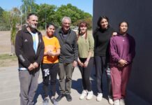 En Benavídez, Julio Zamora recorrió el Polideportivos Güemes y dialogó con los vecinos y vecinas