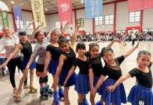 Patín artístico: cientos de deportistas participaron de una jornada recreativa en Troncos del Talar