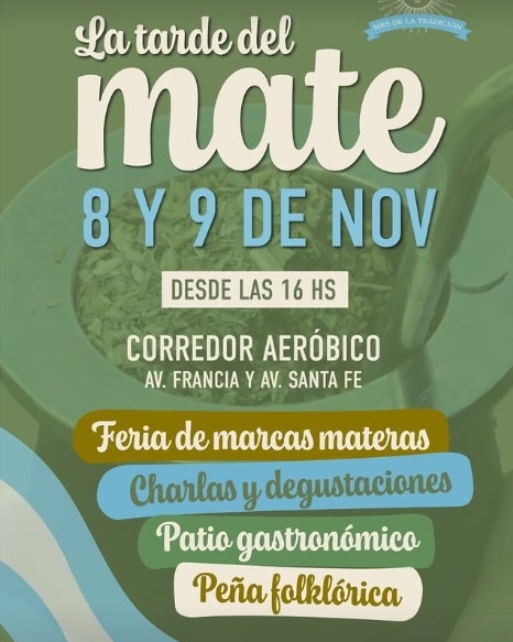La tarde del mate - 8 y 9 noviembre