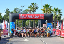 Julio Zamora acompañó la 40° edición de la Maratón Ciudad de Tigre que contó con la participación de miles de personas