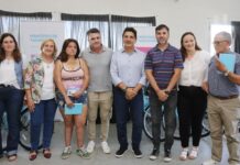 La Provincia protege lo que la Nación recorta Marinucci entregó PLM, cascos, bicicletas y reforzó la seguridad vial
