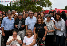 Junto a la comunidad de Ricando rojas, Julio Zamora acompañó los festejos por el 67° aniversario de la localidad