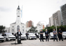 Kicillof entregó 40 nuevos patrulleros para fortalecer la seguridad