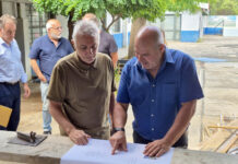 Julio Zamora monitoreó la reforma integral y ampliación de la Escuela Secundaria N° 26 de General Pacheco