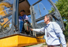 Katopodis recorrió obras hidráulicas y de saneamiento en General Paz