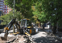 Para una mejor circulación de peatones, se extienden las obras de veredas en Tigre centro