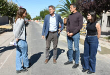 Katopodis recorrió obras de agua potable en Bolívar