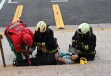 La Corte Suprema de Justicia impulsó un simulacro de emergencia en Comodoro Py y se aplicó el Plan Director de la Ciudad ante un escenario con víctimas múltiples