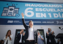 Kicillof inauguró 6 edificios educativos en un día