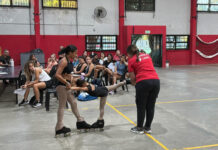 En Troncos del Talar, se llevó adelante una capacitación de patín para profesores de diferentes polideportivos del Municipio de Tigre