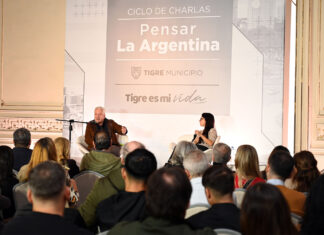 Julio Zamora recibió en Tigre a Julia Rosemberg y Oscar Cuartango para conmemorar el Día del Trabajador