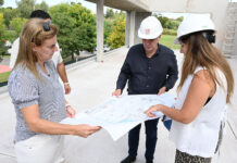 El intendente Julio Zamora supervisó la tercera etapa de obra del Polideportivo N°19 Jose “Bocha” Marrero