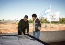 El sueño de la F1 en la Ciudad: Jorge Macri y Franco Colapinto recorrieron las obras del nuevo Autódromo