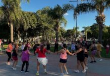 Continúa el programa Plazas Activas del Municipio de Tigre destinado a fomentar la actividad física entre vecinos y vecinas