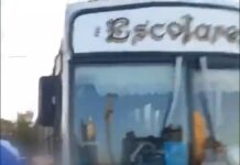 Peligro total: trasladaban a chicos en un colectivo sin habilitación y en estado crítico