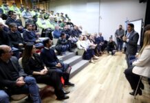 Marinucci y Andreotti encabezaron la presentación de la Diplomatura en Gestión de Tránsito y Seguridad Vial en la UNDelta