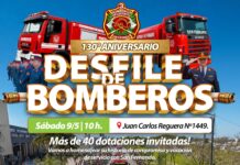 Los Bomberos de San Fernando festejan sus 130 años con un gran desfile