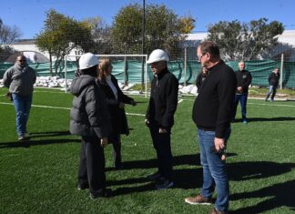 Con más obras, avanza la puesta en valor del Polideportivo Ricardo Ricardo Rojas