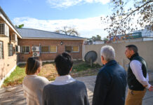 Gestión municipal: Julio Zamora supervisó trabajos los CAFyS de Almirante Brown y Benavídez