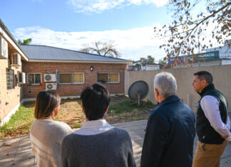 Gestión municipal: Julio Zamora supervisó trabajos los CAFyS de Almirante Brown y Benavídez