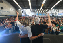 Julio Zamora encabezó un multitudinario acto del Peronismo de Tigre por el Día del Trabajador