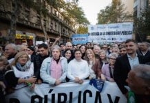 Kicillof participó de la Marcha Federal Universitaria