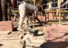 Avanza la remodelación del corredor escolar de la Primaria N° 20 y Secundaria N° 15 de General Pacheco
