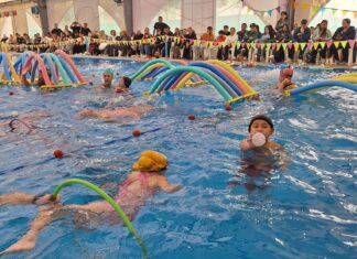 Centenares de vecinos fueron parte de diferentes encuentros de natación en los polideportivos del Municipio de Tigre