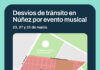 Cortes y desvíos por evento musical en River Plate