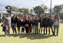 A pura diversión, el Municipio de Tigre organizó un encuentro de fútbol masculino y femenino