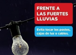 Alerta amarilla meteorológica por tormentas fuertes