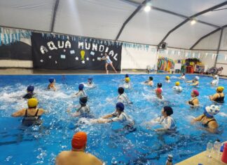 Más de un centenar de vecinos, el Municipio de Tigre realizó distintas Masterclass Mundial de Aquagym en Don Torcuato y General Pacheco
