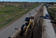 Ruta Provincial Nº1003: avanza la obra de ampliación, en Merlo y Morón