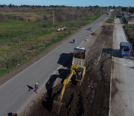 Ruta Provincial Nº1003: avanza la obra de ampliación, en Merlo y Morón