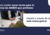 Ahora se puede solicitar un turno en cualquier oficina de anses