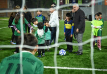 Junto a la comunidad, Julio Zamora inauguró las nuevas canchas de césped sintético en el Polideportivo Ricardo Rojas