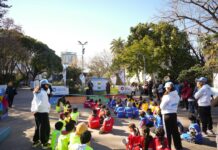 Vicente López inauguró la Plaza Activa Joy of Moving en Olivos