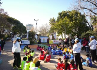 Vicente López inauguró la Plaza Activa Joy of Moving en Olivos