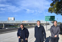 Avanza la nueva Autopista Dellepiane: la Ciudad construyó cuatro puentes y habilitó la colectora Norte