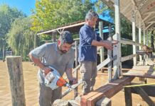 Continúan las obras de mantenimiento y mejoras de infraestructura en el Delta de Tigre
