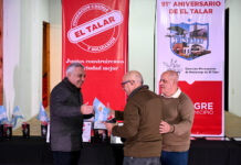 Julio Zamora acompañó la entrega de reconocimientos a instituciones, comercios y personalidades de El Talar