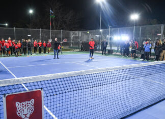 Con entrenamientos abiertos de tenis, el Municipio de Tigre inauguró tres canchas en el Polideportivo General Pacheco