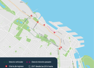 Corte total en Av. Cantilo y AU Illia por obras en Puente Labruna