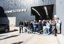 Julio Zamora acompañó la inauguración de la nueva planta de la empresa Canestrari Hermanos en Tigre
