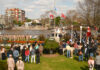 En el centro de la ciudad, Julio Zamora acompañó el 150° aniversario del Club de Regatas La Marina
