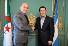 Nardini se reunió con el embajador de Argelia