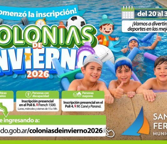 San Fernando inició la inscripción a sus Colonias de Invierno 2026