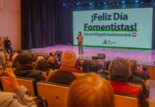 Juan Andreotti homenajeó a clubes y sociedades de fomento de San Fernando en su día
