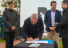 Julio Zamora firmó el convenio “Camino de la Reconquista” junto a los municipios de San Martín, San Isidro y Vicente López
